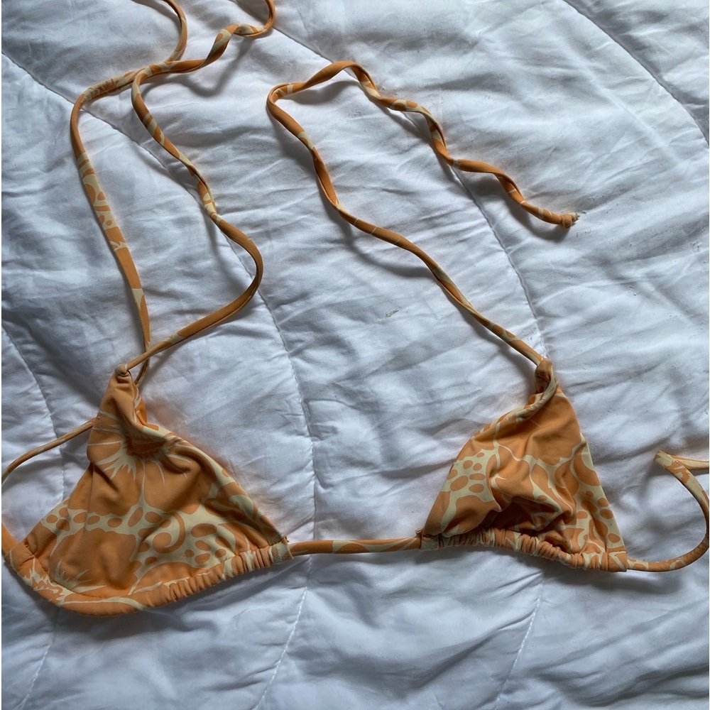 XS grey bandit bikini top